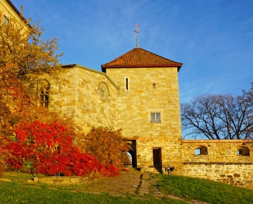 Akershus Fortress Oslo, Autumn in Oslo