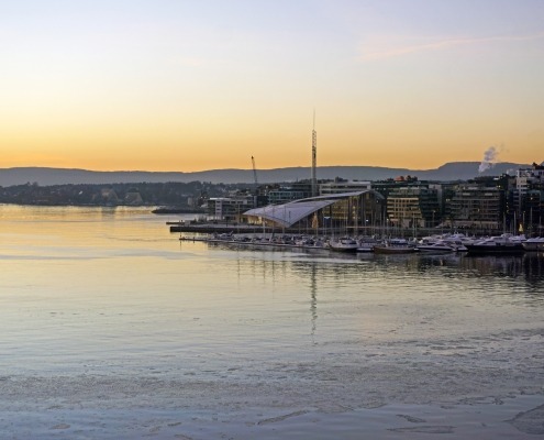 Tjuvholmen Oslo, The Oslofjord, Winter in Oslo