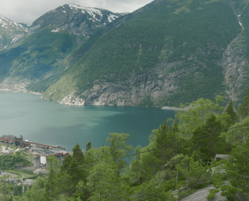 view from Lilletopp, Hardanger, Hardangerfjord